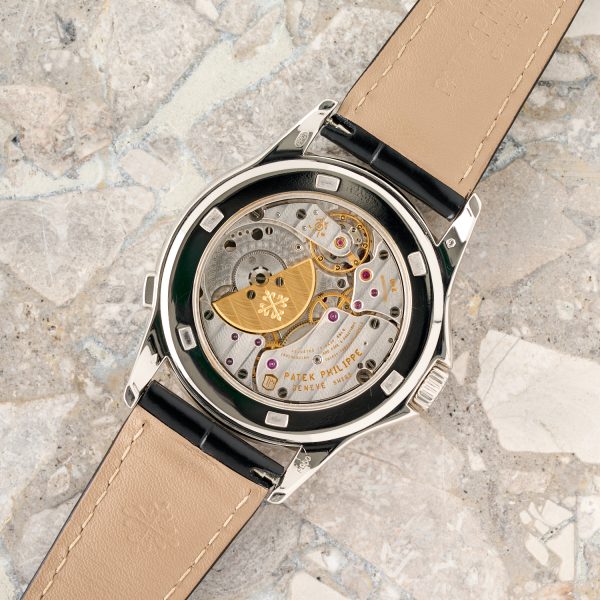 Patek Philippe World Time 5130P – Platinum – Guilloché Inner Dial